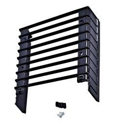 Radiateurrooster zwart ks50 lc, ks80 lc, zundapp z517-10.715